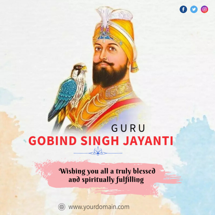 Copy of Guru Gobind Singh ji | PosterMyWall