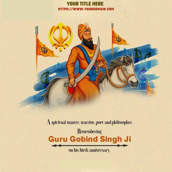  GURU GOVIND SINGH JAYANTI (2) Template 