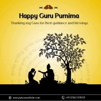 Guru Purnima Celebrations Instagram Post template