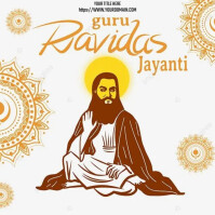 Guru R Avidas Writing Guru Ravidas Jayanti Template | PosterMyWall