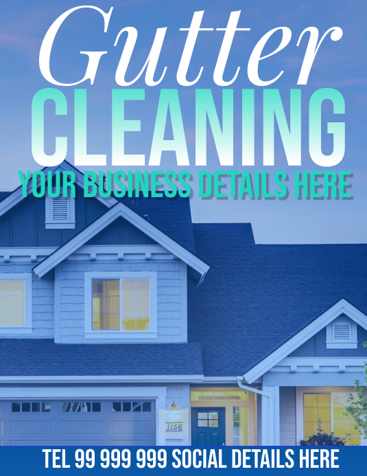 Designfletter For Gutter Gutter Cleaning Flyers: Stand Out From The