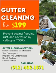 Gutter Cleaning Flyer Template | PosterMyWall