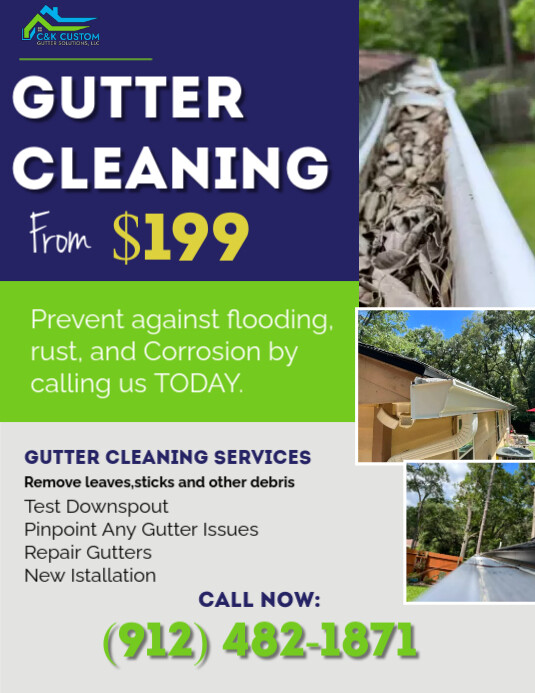 Copy of Gutter Cleaning Flyer Template PosterMyWall