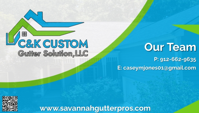 Gutter Company Business Card template