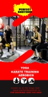 Gym 3 Banner avvolgibile 3' × 6' template