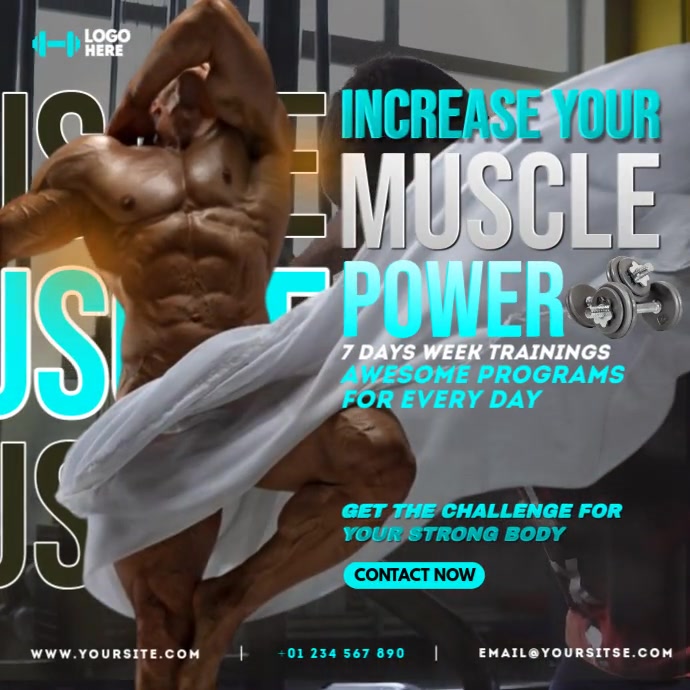 Gym Ads Instagram Plasing template