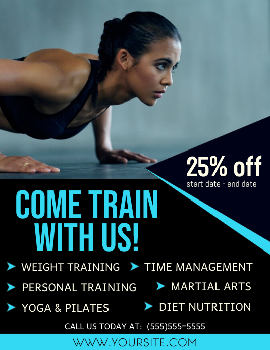 Gym Advertisement Template Postermywall