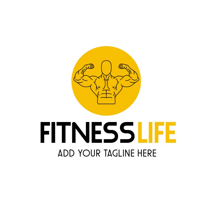 Gym and fitness logo Logotipo template