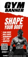 gym banner template