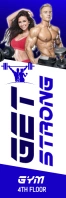 gym banner template
