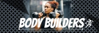 gym banner/fitness template แบนเนอร์ 2' × 6'