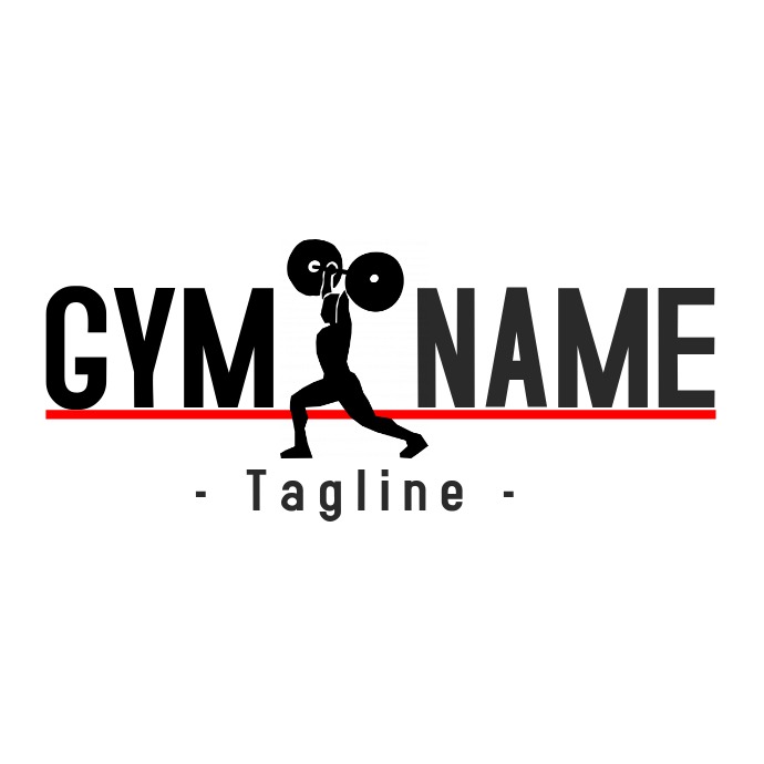 Gym Bodybuilding logo Логотип template