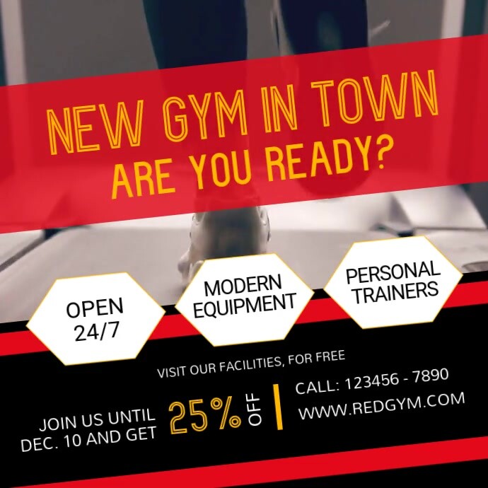 Create Gym Posters in Minutes | PosterMyWall