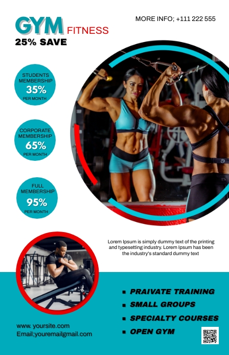 GYM Tabloid (Таблоид) template