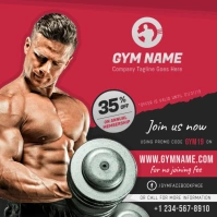Gym discount Offer  Instagram Post Template