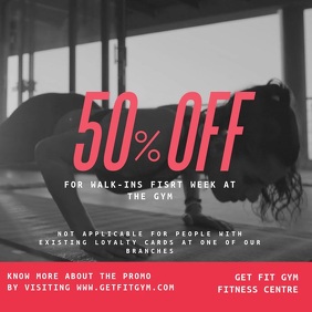 Gym Discount Video Template