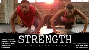 Gym Facebook Cover Video Template Digitalt display (16:9)