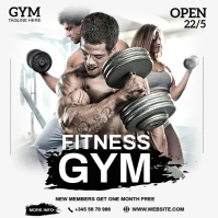 Gym fitness Isikwele (1:1) template