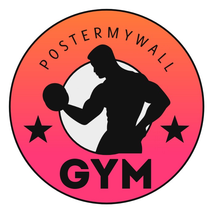 Gym Fitness Instagram Logo Template Postermywall