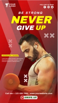 Gym Fitness Instagram Stories template