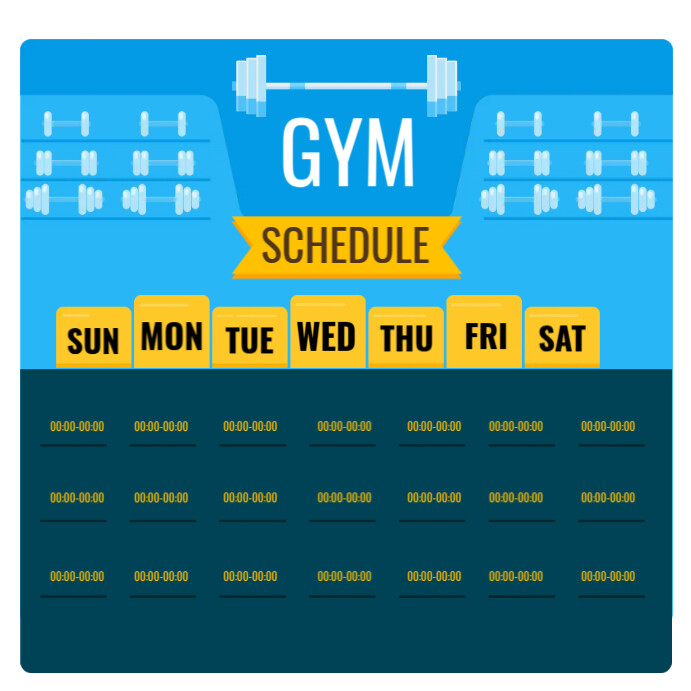 Copy Of Gym Fitness Schedule PosterMyWall copy-of-gym-fitness-schedule-postermywall