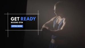 Gym Fitness Video Template Facebook-covervideo (16:9)