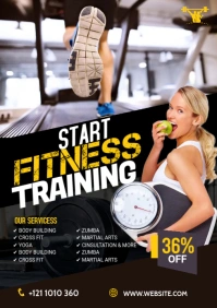 Gym Flyer A2 template