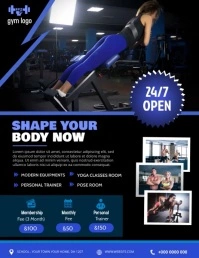 gym flyer template