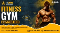gym flyer template Digital Display (16:9)
