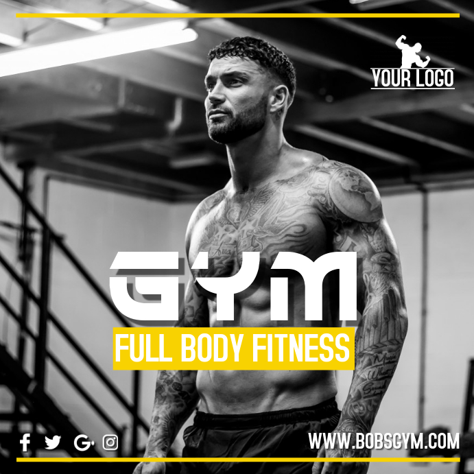 Gym Instagram Promo Template PosterMyWall