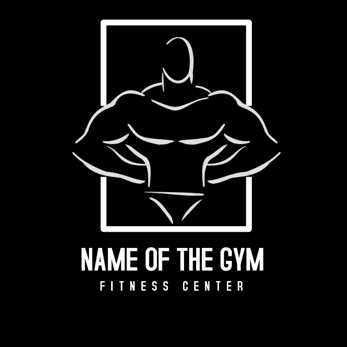 Gym logo Logotyp template