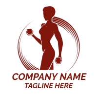 Gym Logo Fitness LOGO strong rhino doing exer Template | PosterMyWall