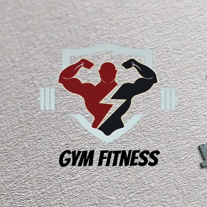 gym logo โลโก้ template