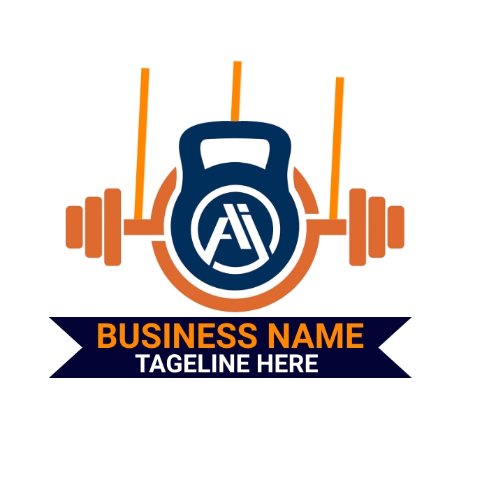 Gym Logo Fitness LOGO strong rhino doing exer Template | PosterMyWall