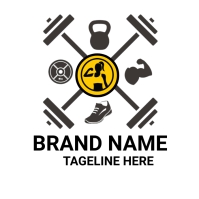 Gym Logo Fitness LOGO strong rhino doing exer Template | PosterMyWall