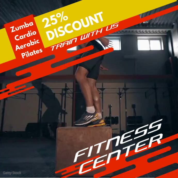 Gym Membership Discount Video Template PosterMyWall