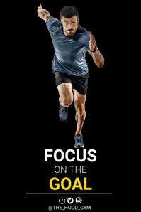 gym motivation Poster template