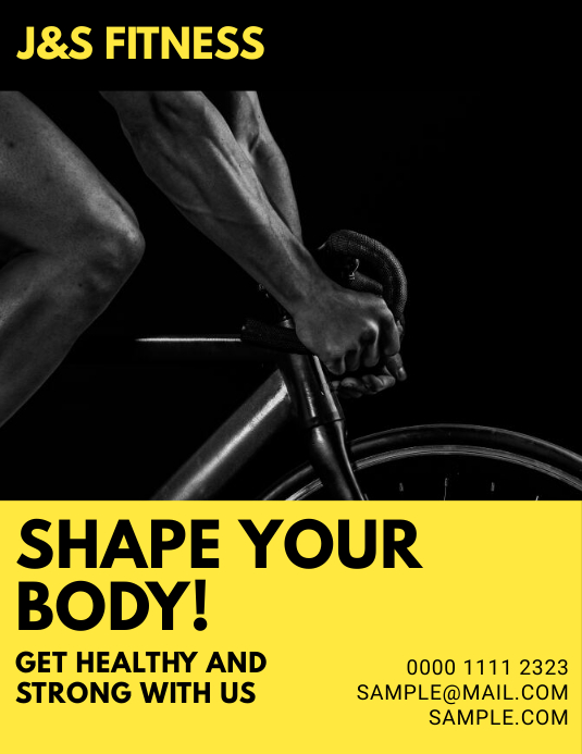 Gym Personal Trainer Flyer Template PosterMyWall