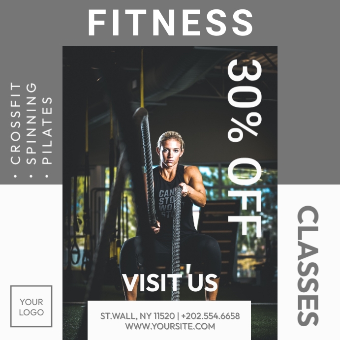 Gym Poster template
