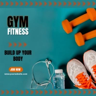 Gym poster template
