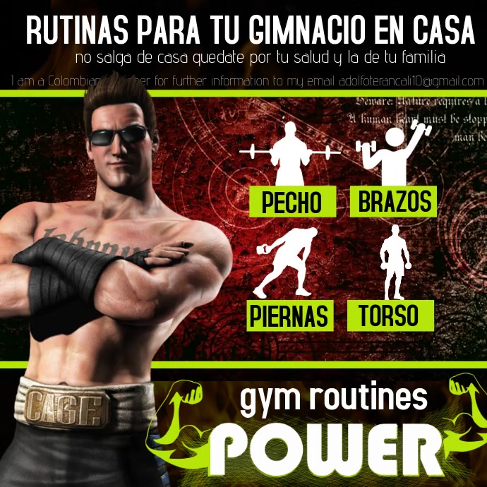 gym routines Template | PosterMyWall