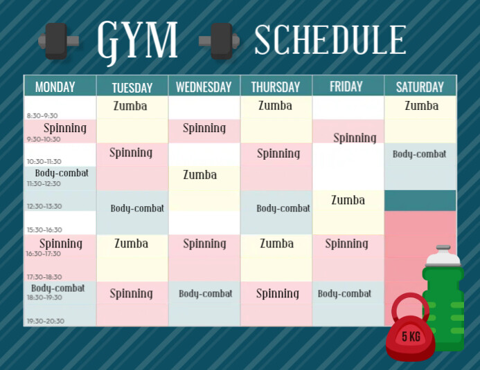 Copy Of Gym Schedule PosterMyWall copy-of-gym-schedule-postermywall