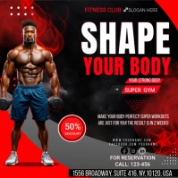 Gym Square 方形(1:1) template