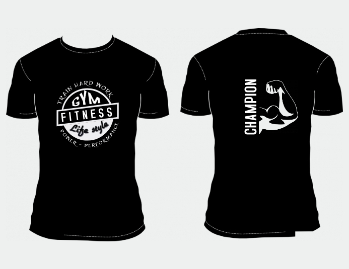 Download Gym T Shirt Design Template Postermywall