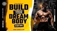 GYM YOUTUBE THAMBNAIL template
