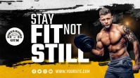 GYM YOUTUBE THAMBNAIL Digital Display (16:9) template