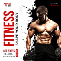 Gymnastic Square (1:1) template