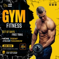 Gymnastic Square (1:1) template