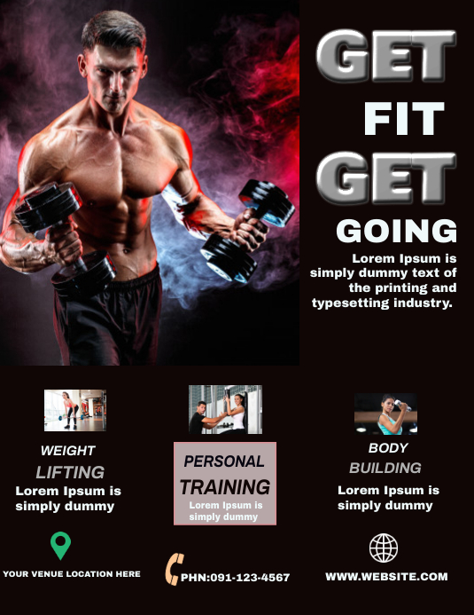 GYMNASTIC FLYER Template PosterMyWall