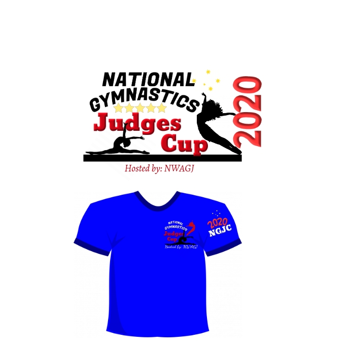 Gymnastics Judges Cup Logótipo template